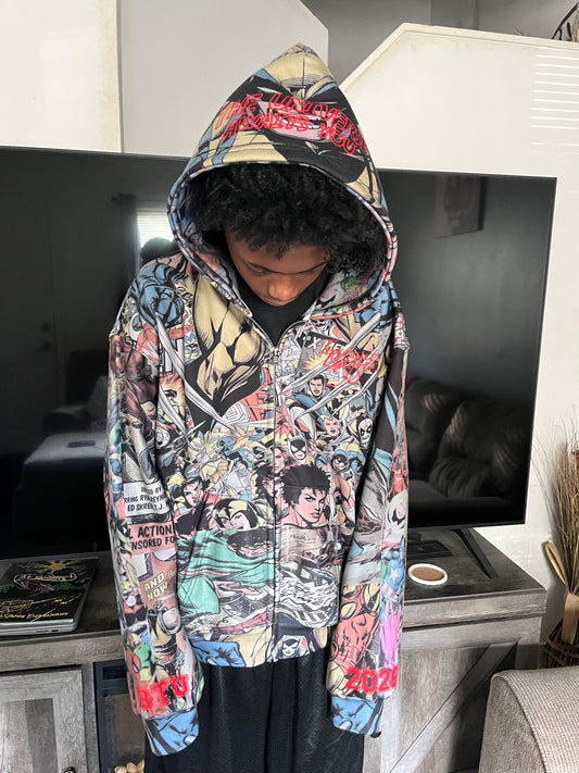 Bag The World Zip Up